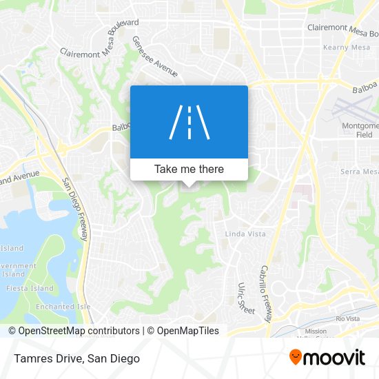 Mapa de Tamres Drive