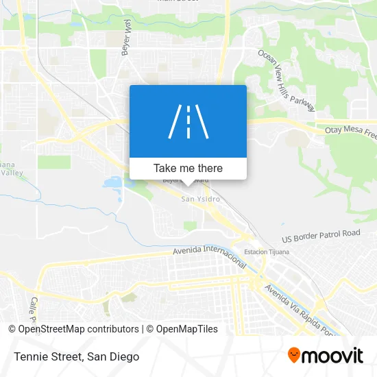 Tennie Street map