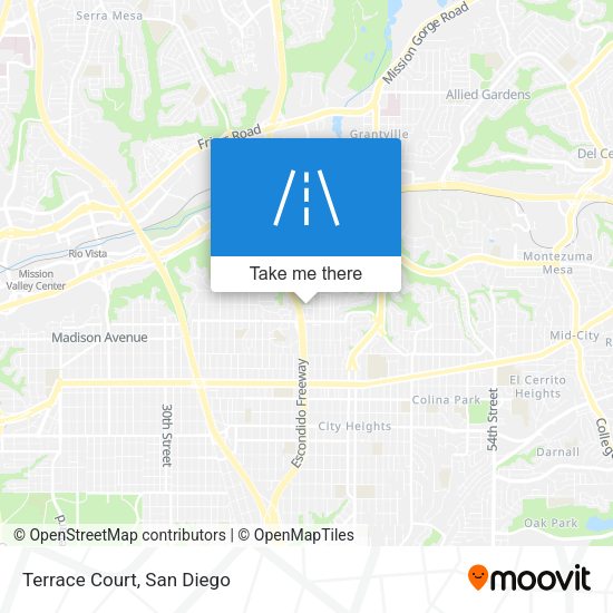 Mapa de Terrace Court