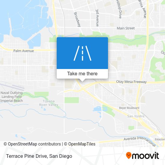 Terrace Pine Drive map