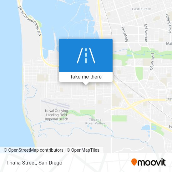 Mapa de Thalia Street