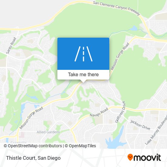 Mapa de Thistle Court