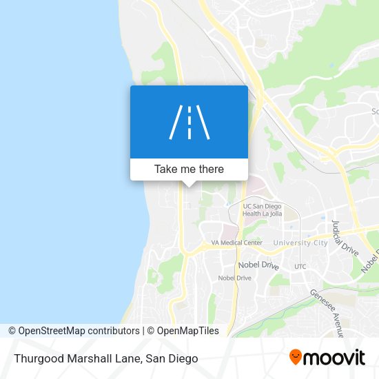 Mapa de Thurgood Marshall Lane