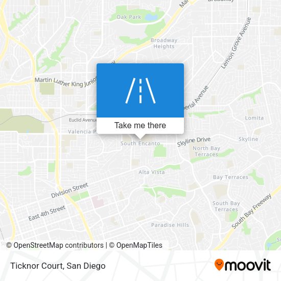 Mapa de Ticknor Court