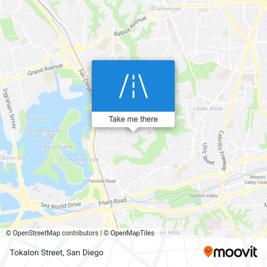 Mapa de Tokalon Street