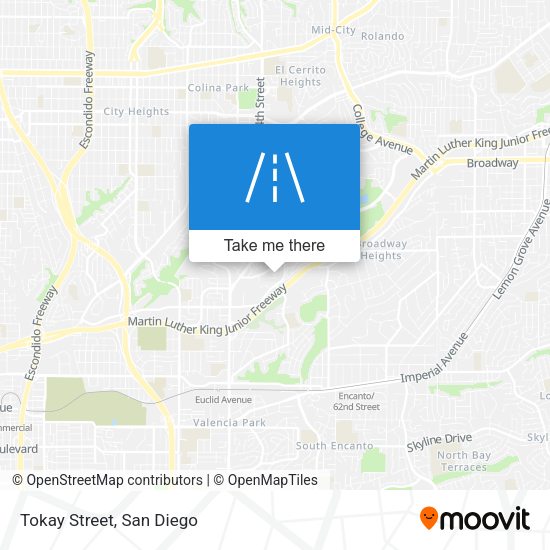 Tokay Street map