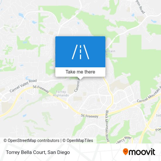 Mapa de Torrey Bella Court