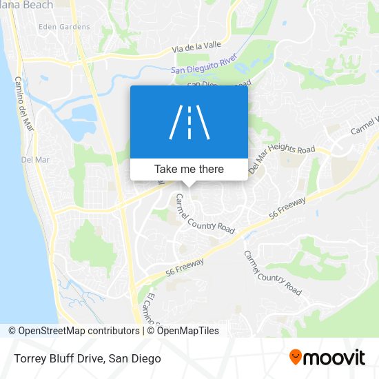 Torrey Bluff Drive map