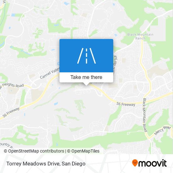 Torrey Meadows Drive map