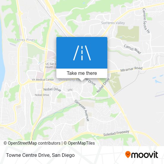 Towne Centre Drive map