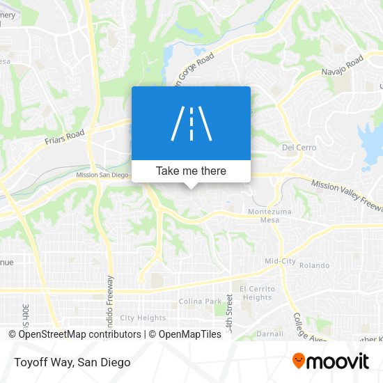 Toyoff Way map