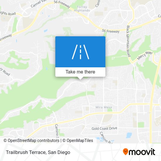 Trailbrush Terrace map