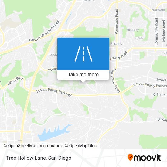 Mapa de Tree Hollow Lane