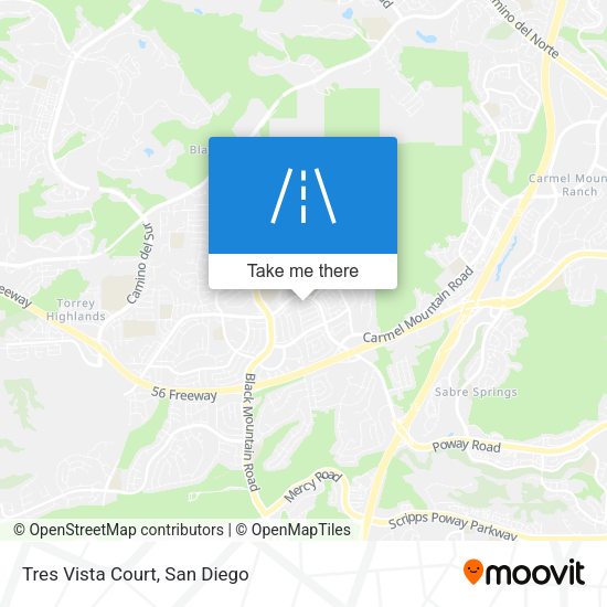 Mapa de Tres Vista Court