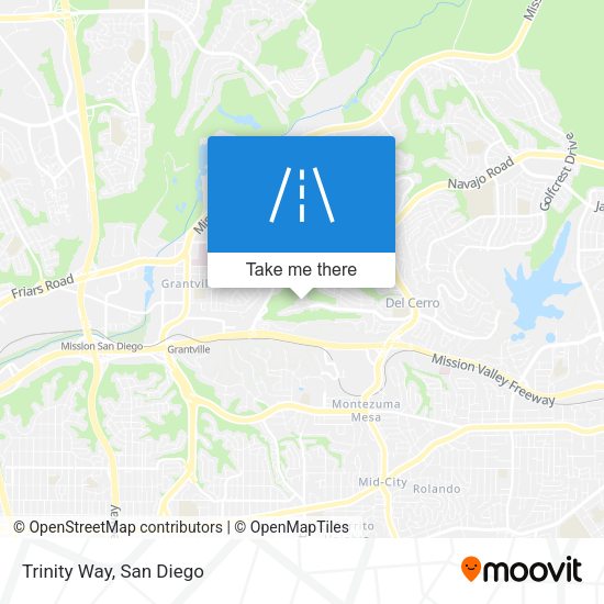 Mapa de Trinity Way