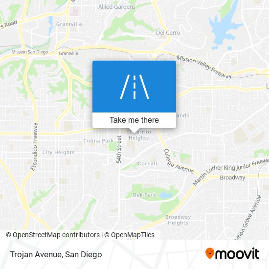 Mapa de Trojan Avenue