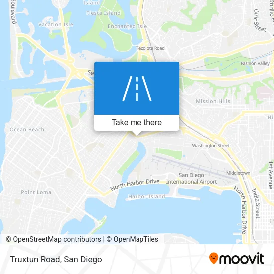 Mapa de Truxtun Road