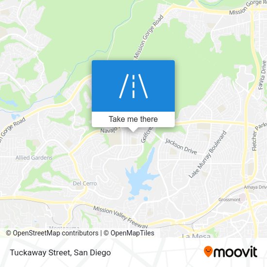 Tuckaway Street map