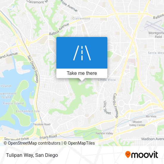 Mapa de Tulipan Way
