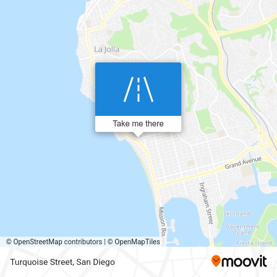 Mapa de Turquoise Street
