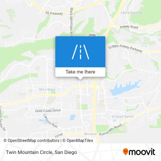 Twin Mountain Circle map
