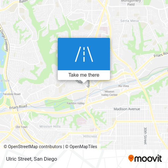 Mapa de Ulric Street