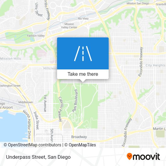 Mapa de Underpass Street