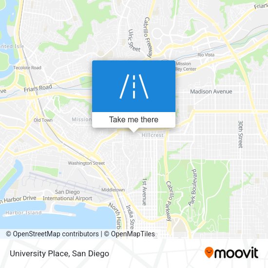 Mapa de University Place