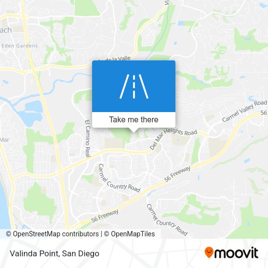 Mapa de Valinda Point