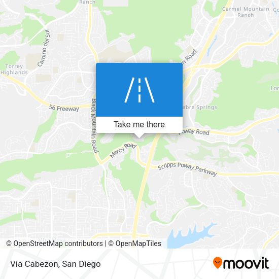Mapa de Via Cabezon