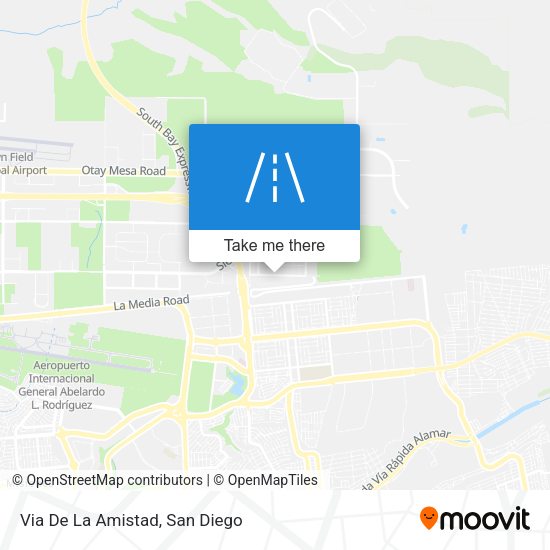Mapa de Via De La Amistad
