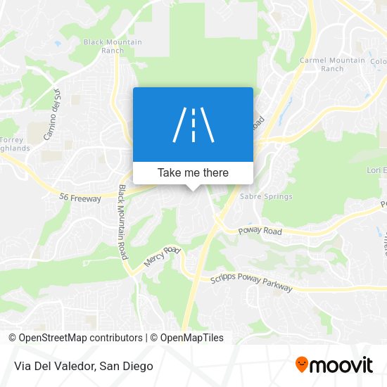Mapa de Via Del Valedor