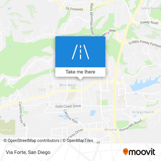 Mapa de Via Forte