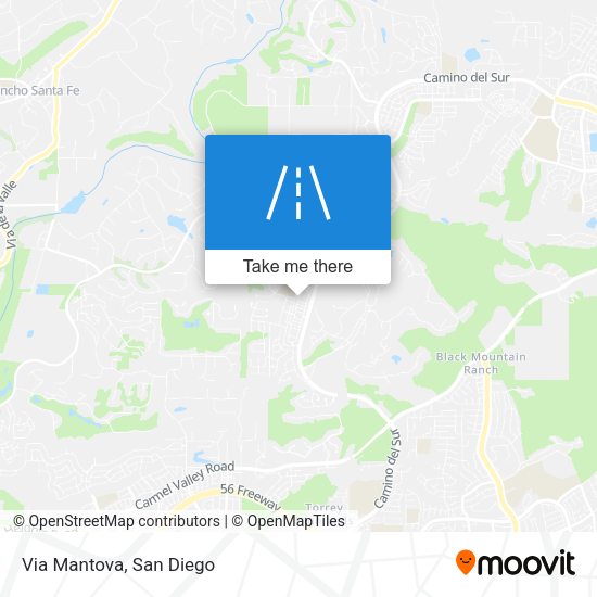 Mapa de Via Mantova