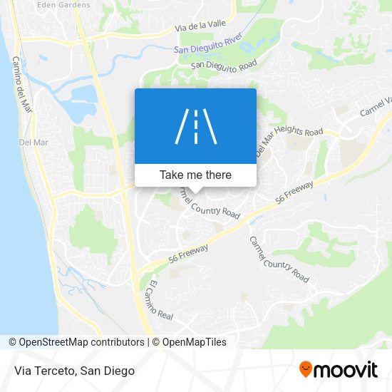 Mapa de Via Terceto