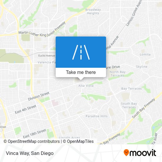 Mapa de Vinca Way