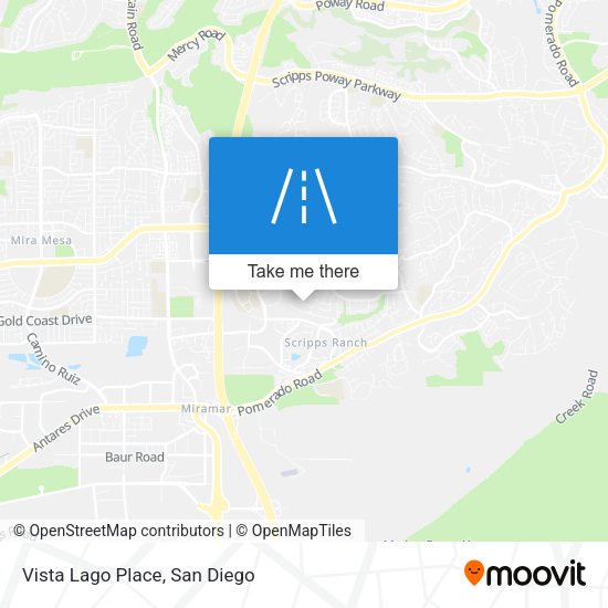 Vista Lago Place map