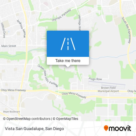 Vista San Guadalupe map