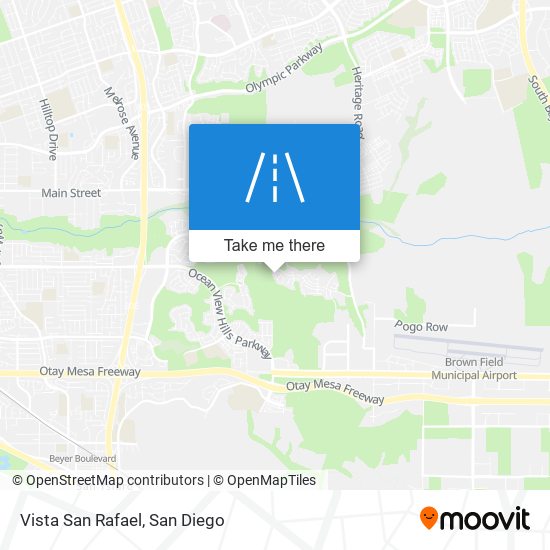 Vista San Rafael map