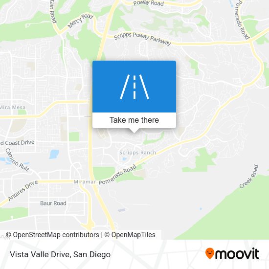 Vista Valle Drive map