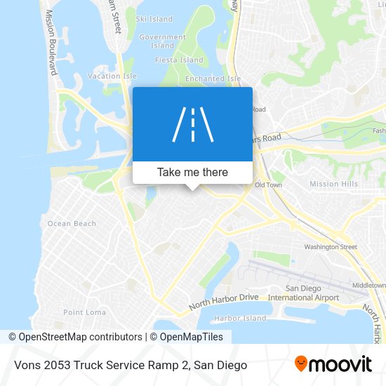 Vons 2053 Truck Service Ramp 2 map