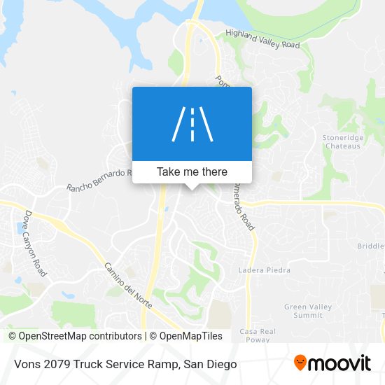 Vons 2079 Truck Service Ramp map