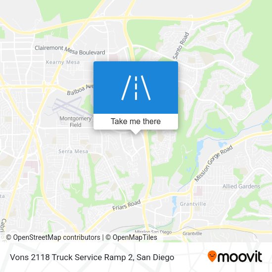 Vons 2118 Truck Service Ramp 2 map
