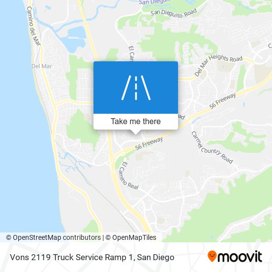Vons 2119 Truck Service Ramp 1 map