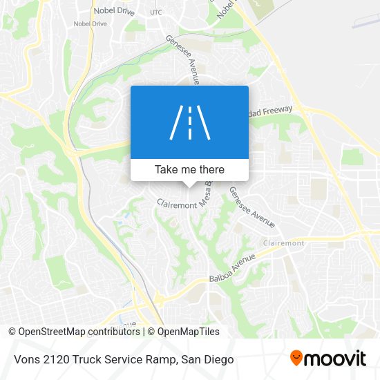Mapa de Vons 2120 Truck Service Ramp