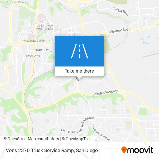 Vons 2370 Truck Service Ramp map