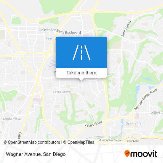 Mapa de Wagner Avenue