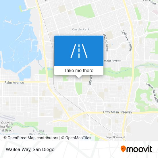 Mapa de Wailea Way