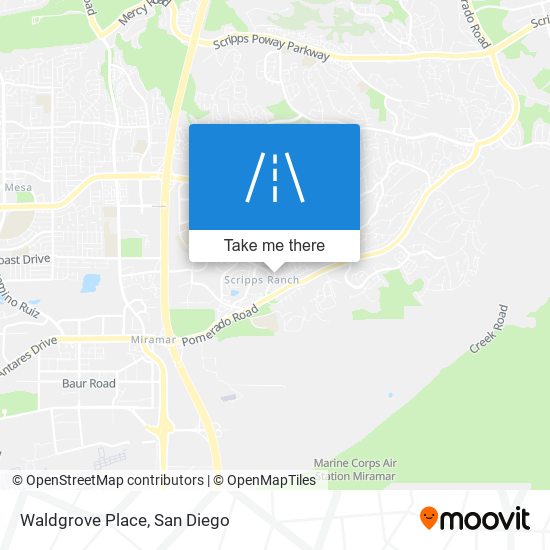Waldgrove Place map