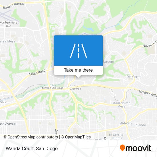 Mapa de Wanda Court